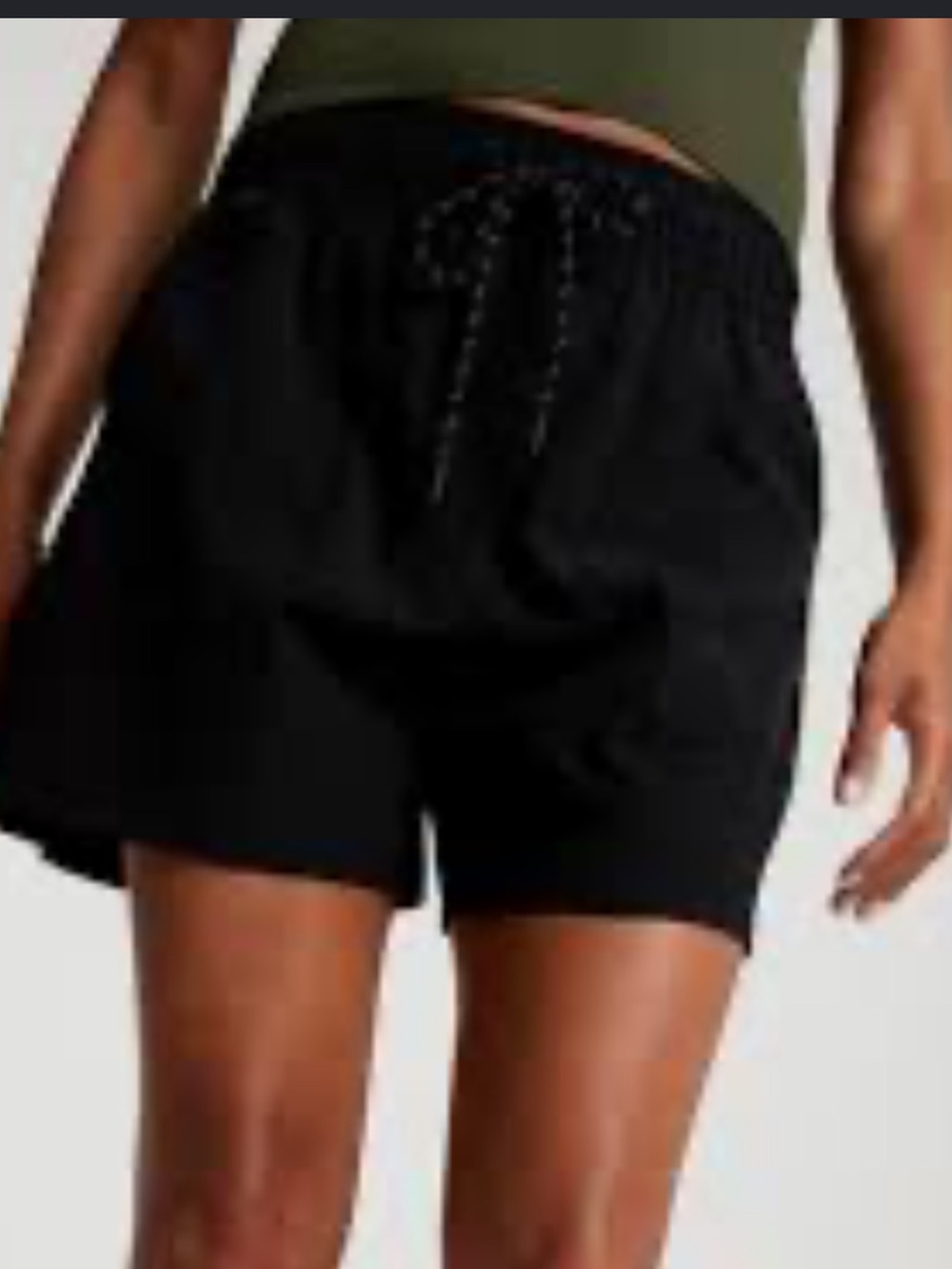 Women’s Black Calia Shorts true light Bermuda NwT